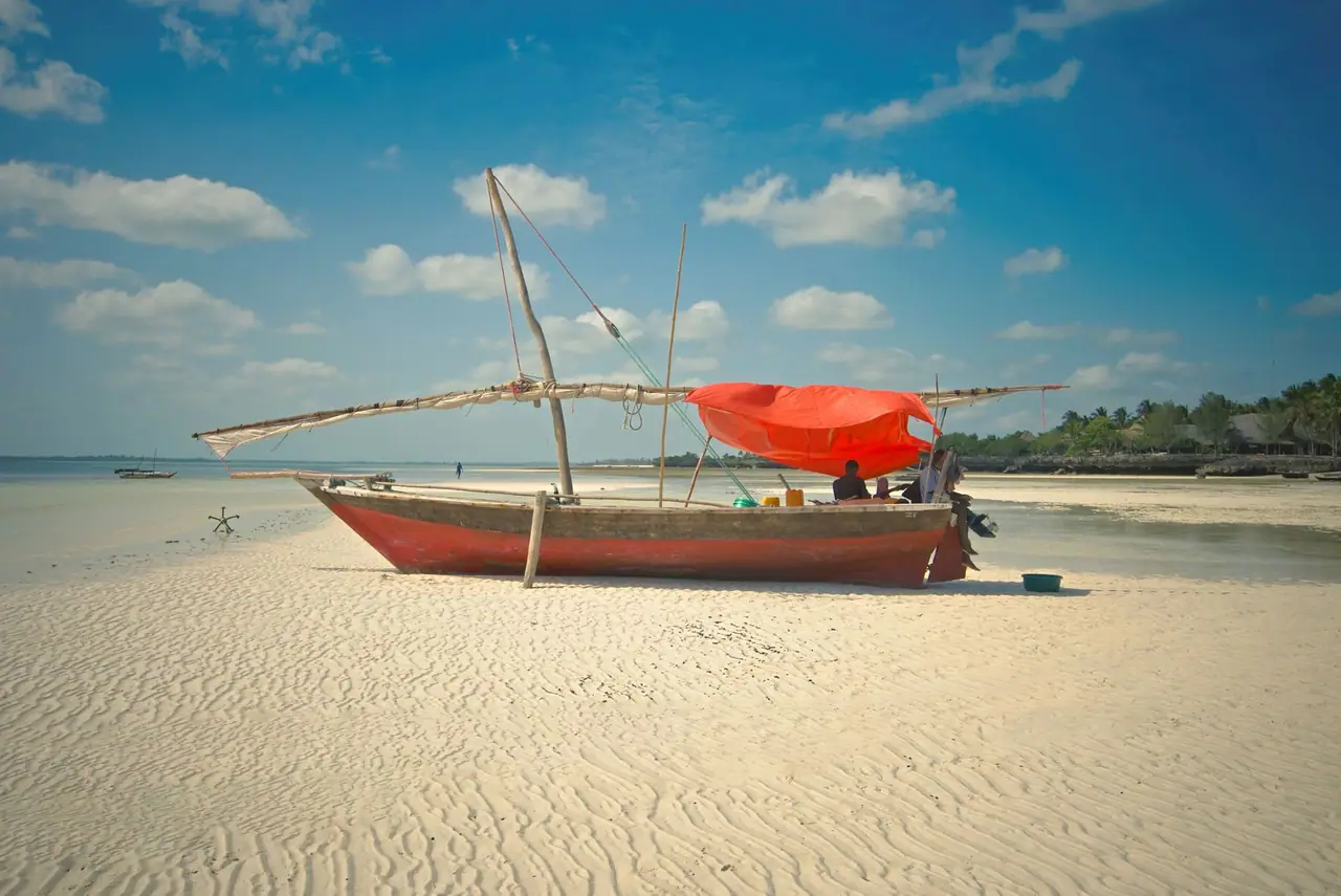 Dhows built by hand